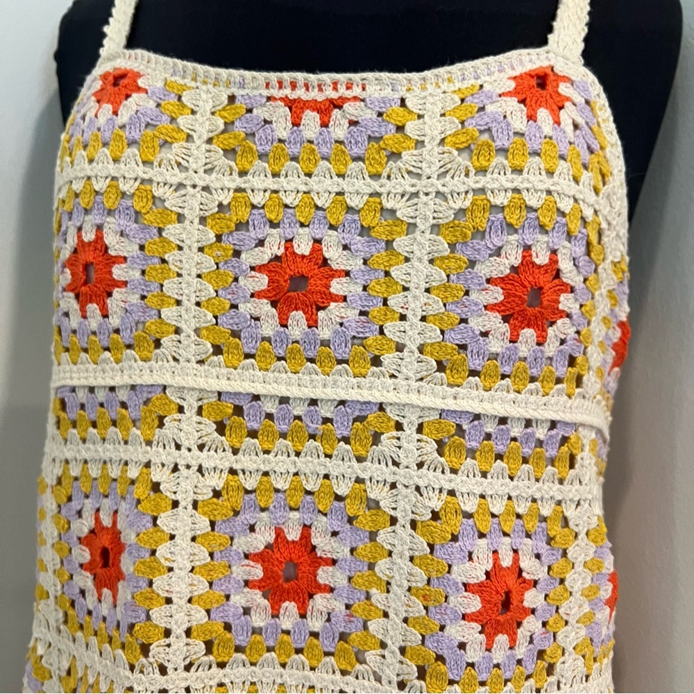 By Together granny square crochet mini dress - Picture 5 of 10